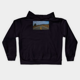 Road to the mountains Kids Hoodie